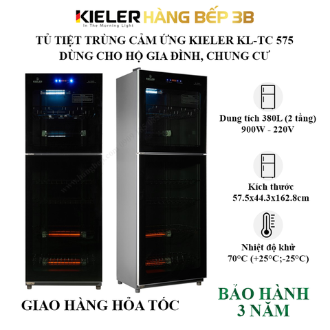 Tủ sấy chén tiệt trùng cảm ứng Kieler KL-TC 575