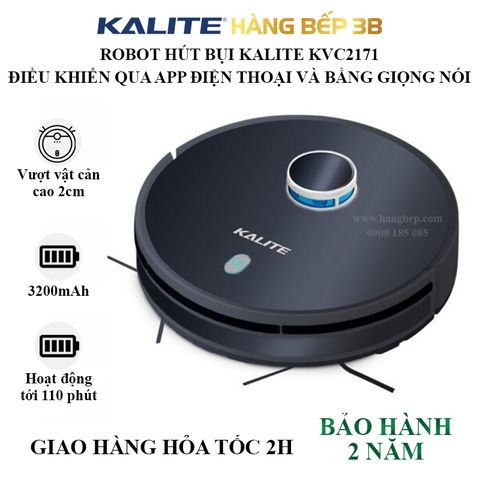 Robot hút bụi lau nhà Kalite KVC2171