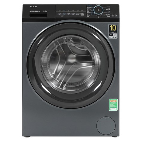 Máy giặt cửa trước Inverter Aqua 8.5kg AQD-A852J.BK