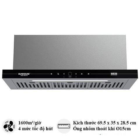 Máy hút mùi âm tủ Sunhouse SHB72015
