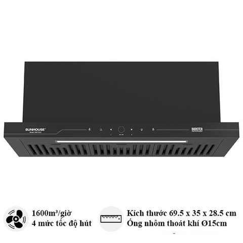 Máy hút mùi âm tủ Sunhouse SHB72025