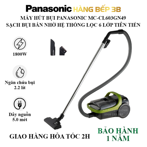 Máy hút bụi Panasonic MC-CL603GN49