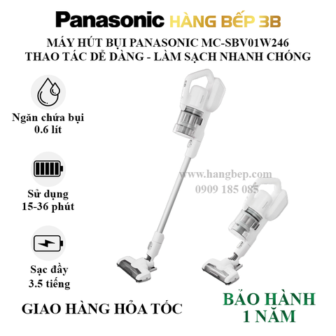 Máy hút bụi không dây Panasonic MC-SBV01W246