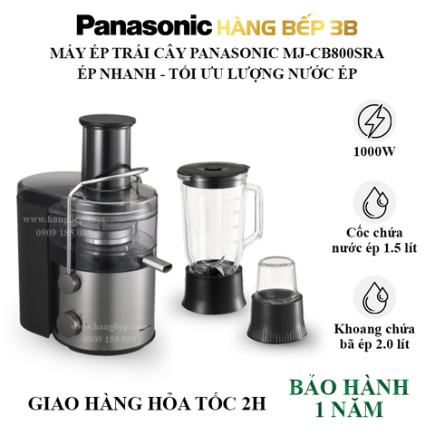 Máy ép trái cây đa năng Panasonic MJ-CB800SRA