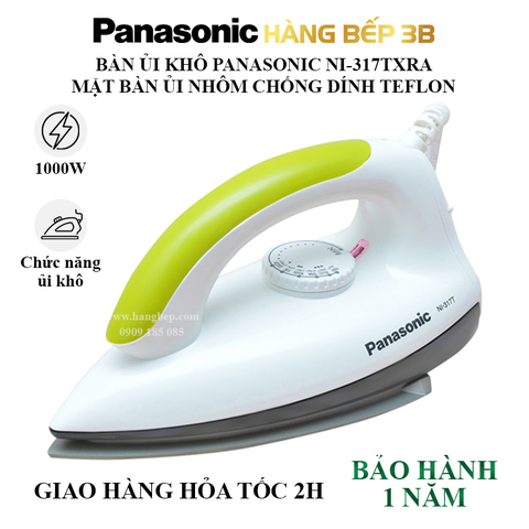 Bàn ủi khô Panasonic NI-317TXRA 1000W