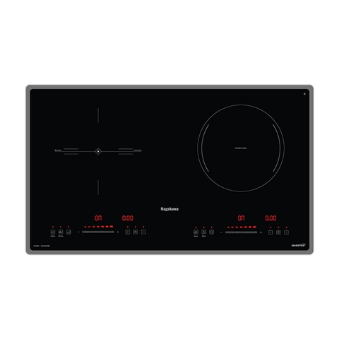 Bếp đôi điện từ hồng ngoại Inverter Nagakawa NK2F02MB
