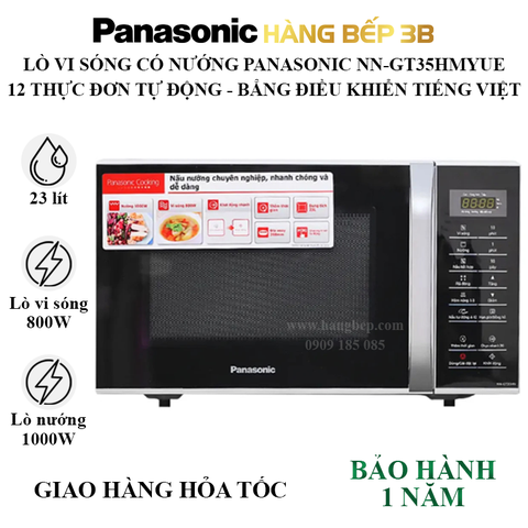 Lò vi sóng có nướng Panasonic 23 lít NN-GT35HMYUE
