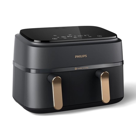 Nồi chiên không dầu 2 ngăn Philips 9 lít NA352/00