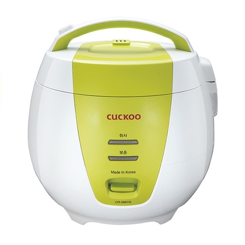 Nồi cơm điện Cuckoo 1.08 lít CR-0661 (trắng xanh)