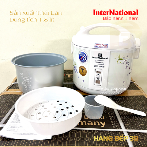 Nồi cơm điện InterNational 1.8 lít KS-19S-1L