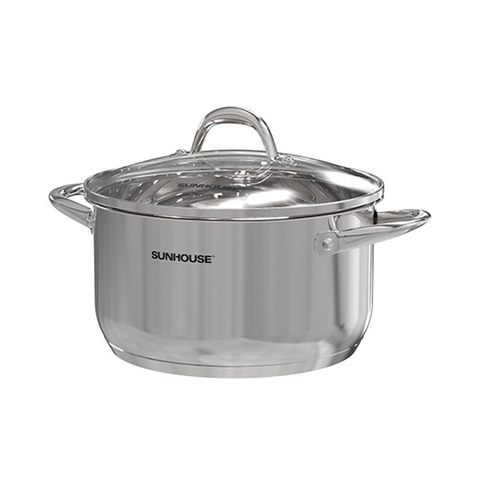 Nồi inox 3 đáy Sunhouse 20cm SHG301-20