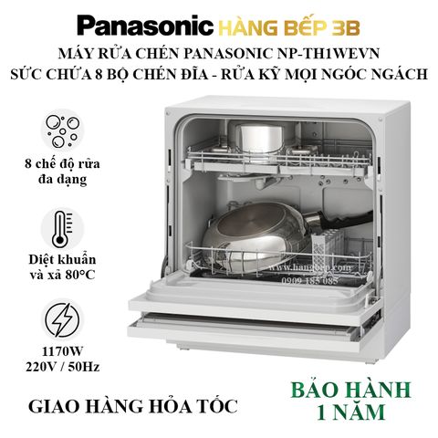 Máy rửa chén Panasonic NP-TH1WEVN