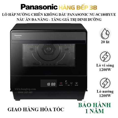 Lò hấp nướng chiên không dầu Panasonic NU-SC180BYUE