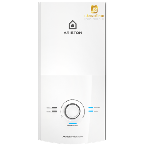 Máy nước nóng trực tiếp Ariston Aures Premium 4.5 (không bơm)