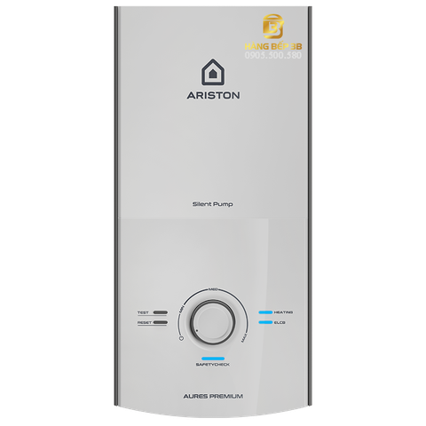 Máy nước nóng trực tiếp Ariston Aures Premium 4.5P (có bơm)