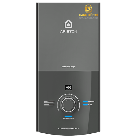 Máy nước nóng trực tiếp Ariston Aures Premium+ 4.5P (có bơm)