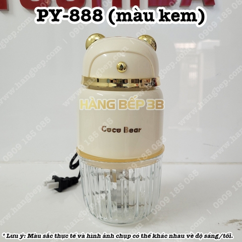 Máy xay ăn dặm 8 lưỡi Coco Bear PY-888 (màu be)