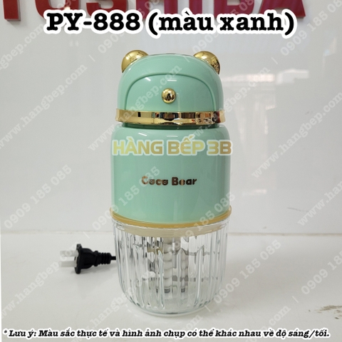 Máy xay ăn dặm 8 lưỡi Coco Bear PY-888 (màu xanh)