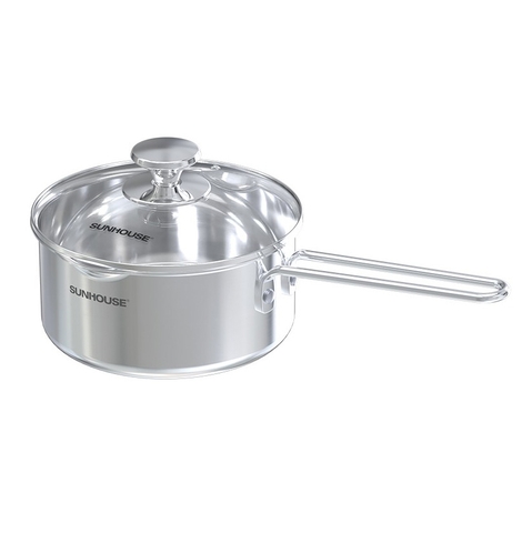 Quánh inox liền đáy Sunhouse Healthy 16cm SHG304-16