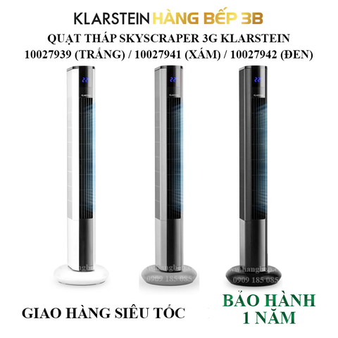 Quạt tháp Klarstein Skyscraper 3G Turmventilator 10027939