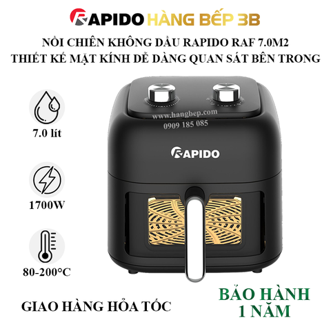 Nồi chiên không dầu Rapido RAF 7.0M2 - 7 lít