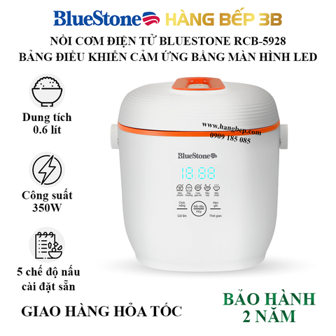 Nồi cơm điện tử BlueStone 0.6 lít RCB-5928