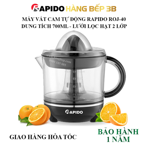 Máy vắt cam Rapido 700ml ROJ-40
