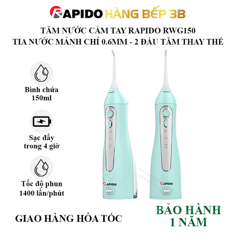 Tăm nước di động Rapido RWG150