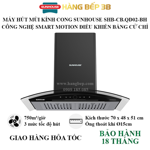Máy hút mùi quốc dân Sunhouse SHB-CB.QD02-HUT