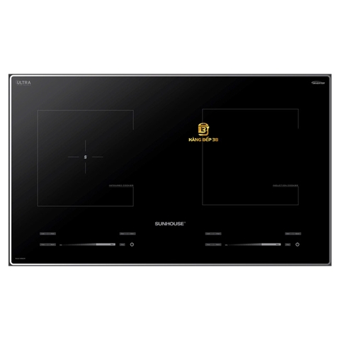 Bếp đôi điện từ hồng ngoại Inverter Sunhouse SHB82311