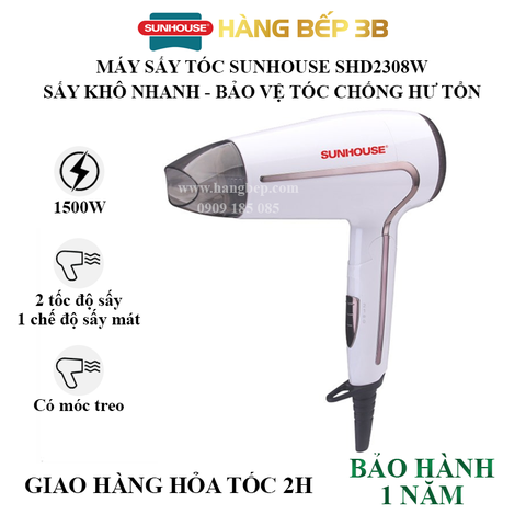 Máy sấy tóc Sunhouse SHD2308W