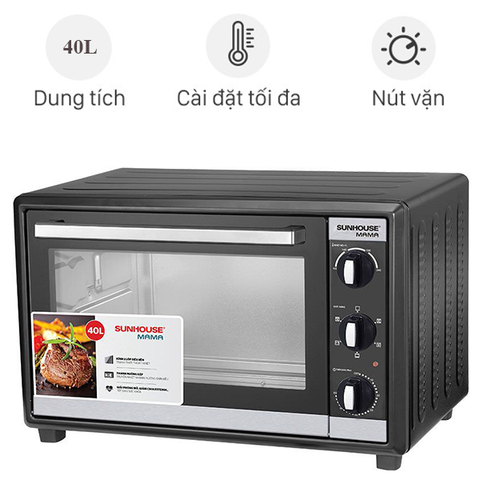 Lò nướng đối lưu Sunhouse 40 lít Mama SHD4240