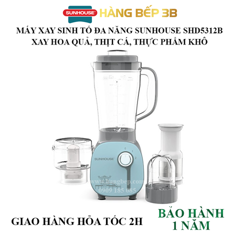 Máy xay sinh tố đa năng Sunhouse SHD5312B