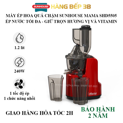 Máy ép chậm Sunhouse Mama SHD5505