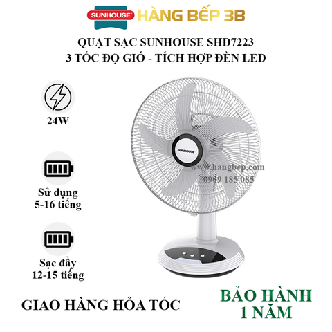 Quạc sạc điện Sunhouse SHD7223