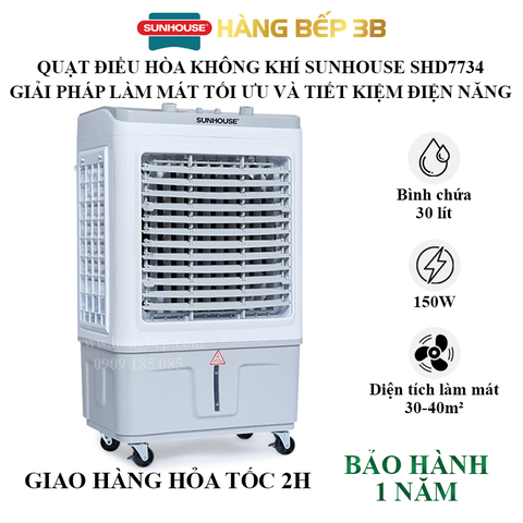 Quạt điều hòa không khí Sunhouse SHD7734