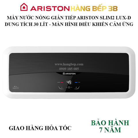 Máy nước nóng gián tiếp Ariston SLIM2 30 LUX-D 2.5 FE