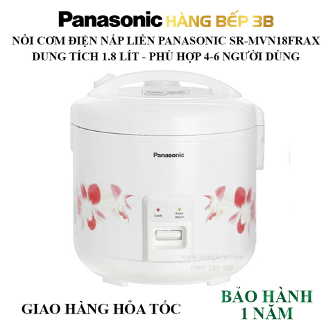 Nồi cơm điện Panasonic 1.8 lít SR-MVN18FRAX