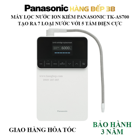 Máy lọc nước ion kiềm Panasonic TK-AS700-WVN