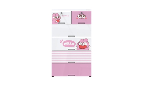 Tủ nhựa trẻ em 6 ngăn Happy Kids Sunhouse KS-CA688G6
