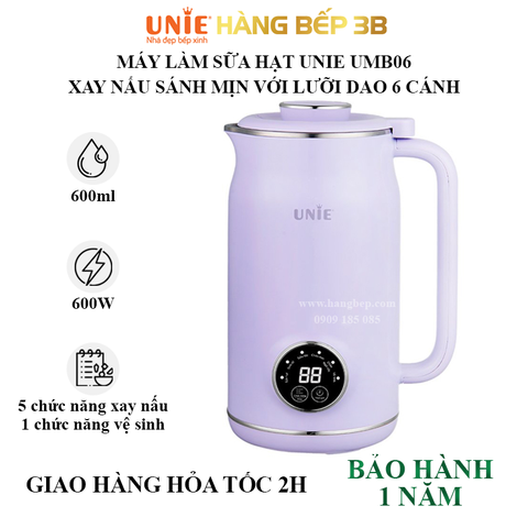 Máy làm sữa hạt UNIE UMB06 - 600ml