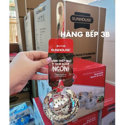 Muôi vá thủng inox Sunhouse KS-SL290I