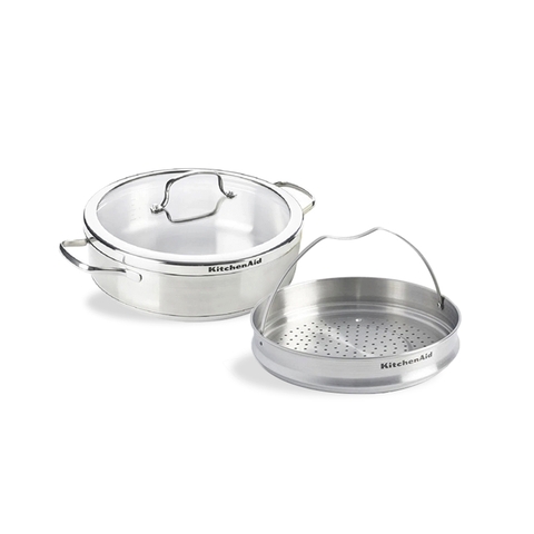 COMBO KITCHENAID Nồi inox & Xửng hấp 26cm