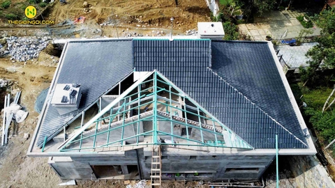 Cách tính chi phí thi công mái ngói chi tiết và dễ hiểu