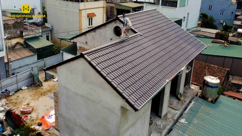 Thi công mái ngói tại Hà Nội