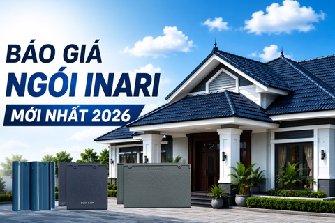 Báo Giá Ngói Inari Mới Nhất 2026 – Chi Phí Thực Tế Để Hoàn Thiện Một Mái Nhà Đẹp