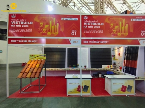 GIAN HÀNG TÂN VIỆT Ý TẠI VIETBUILD HÀ NỘI 2026 – TÂM ĐIỂM THU HÚT KHÁCH THAM QUAN