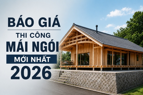 Báo giá mái ngói mới nhất 2026 – Hiểu đúng để không “hớ” chi phí