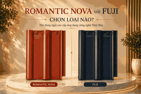 So Sánh Ngói Romantic Nova Và Fuji: Hai Dòng Ngói Cùng Phân Khúc Có Gì Khác Biệt?