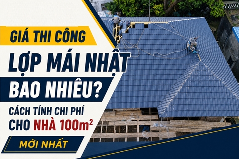 Giá Thi Công Lợp Mái Nhật mới nhất